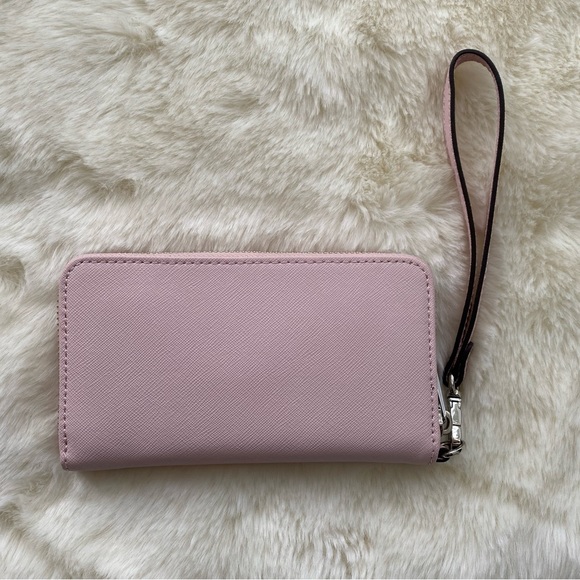 Michael Kors Light Pink Wallet Wristlet - Picture 2 of 9